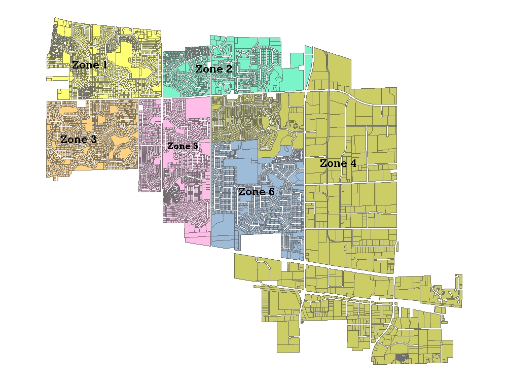 Public Works Map - Work Zones