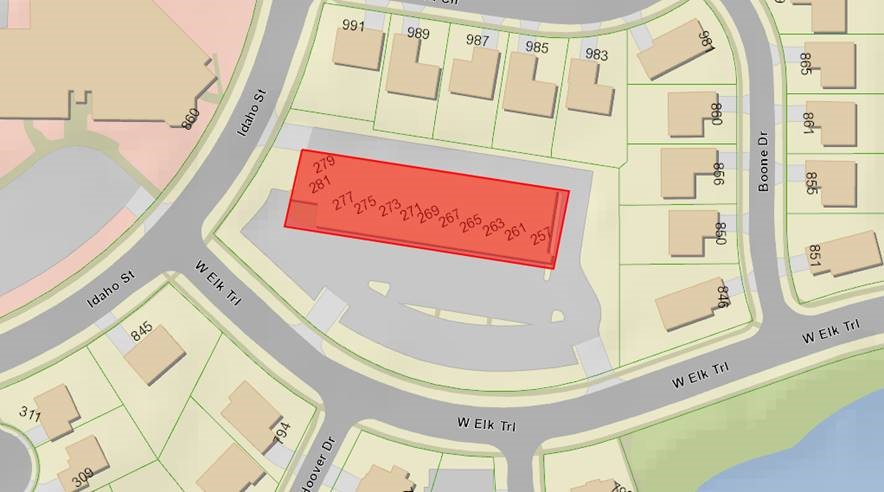 Elk Trail Center Boil Order Map