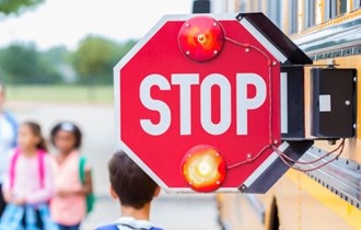 School Bus Safety stop sign