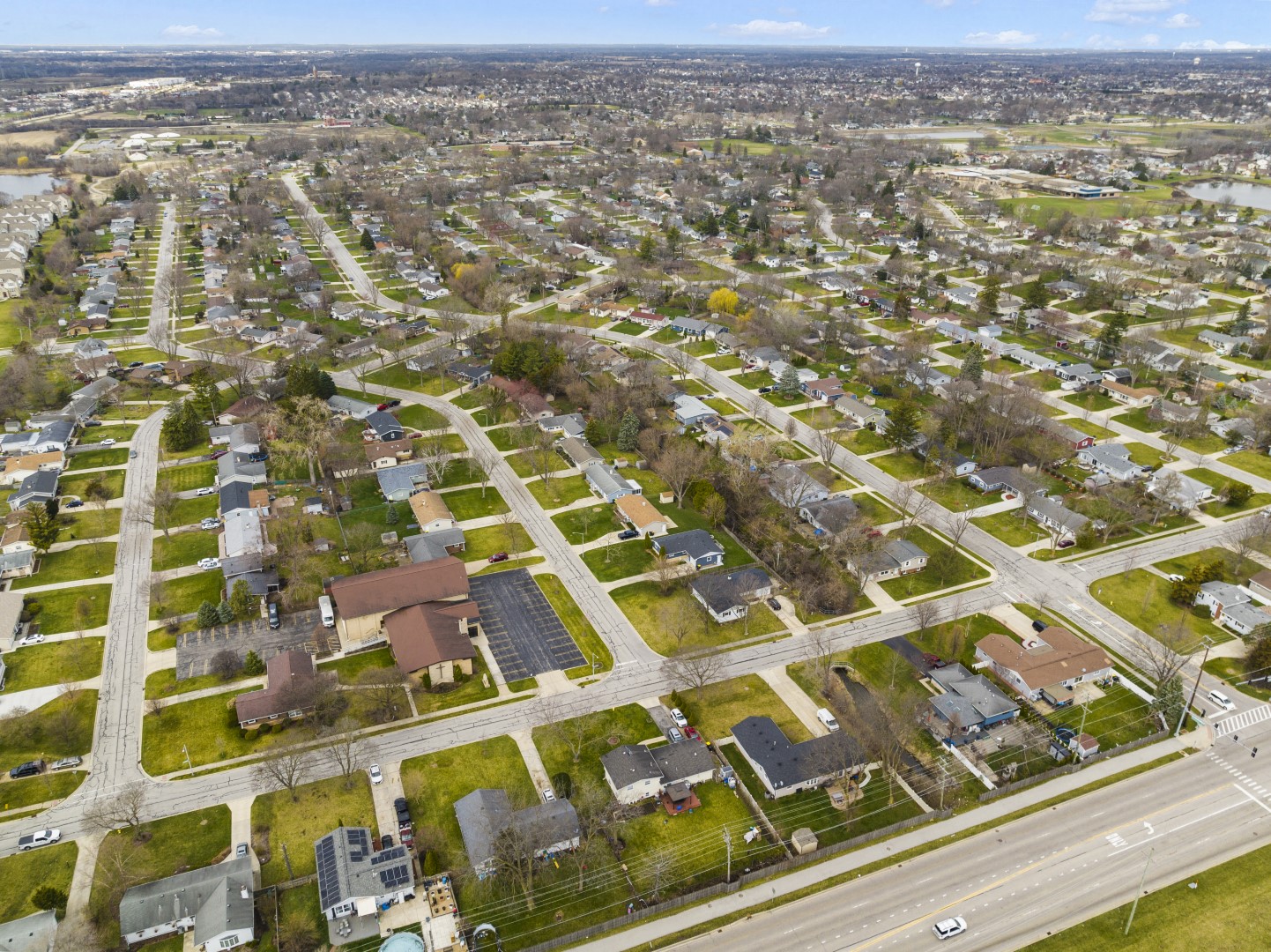 Looking West from Gary Avenue